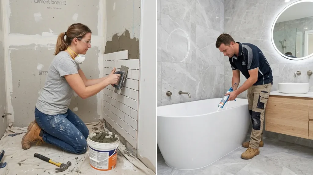 DIY Bathroom Renovation vs Professional