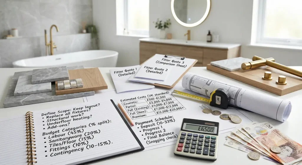 How to Budget for a Bathroom Renovation Step-by-Step