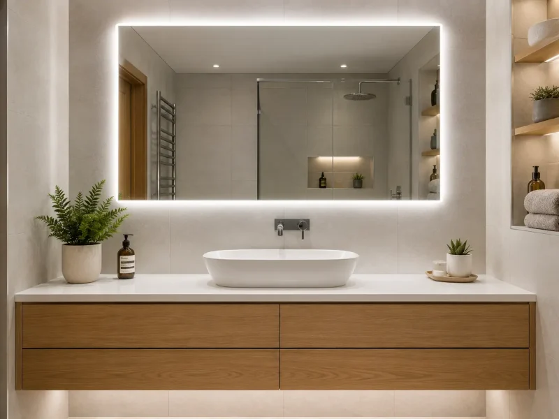 Bathroom lighting ideas UK layered task ambient statement lighting