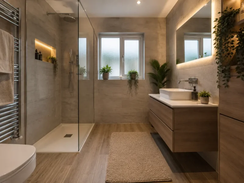 Spa-Inspired Bathroom Design