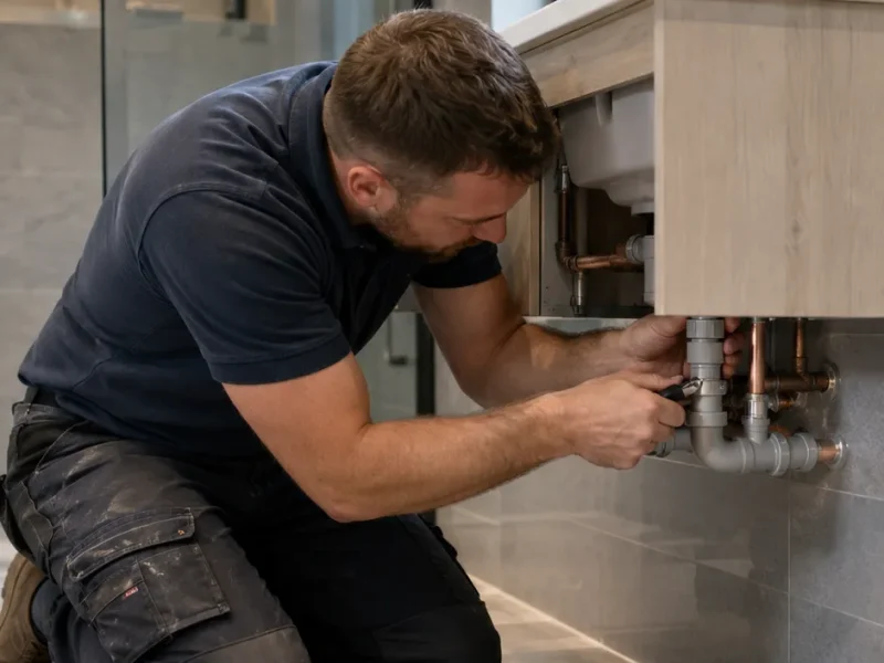 bathroom plumbing