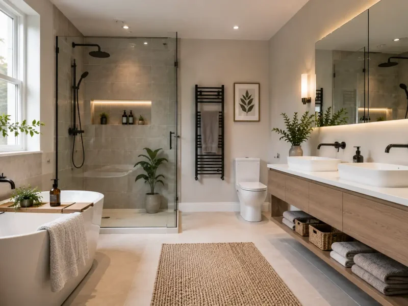 Wet room installation