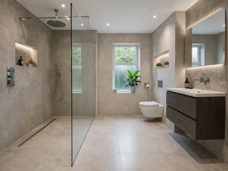 shower and wet room installation